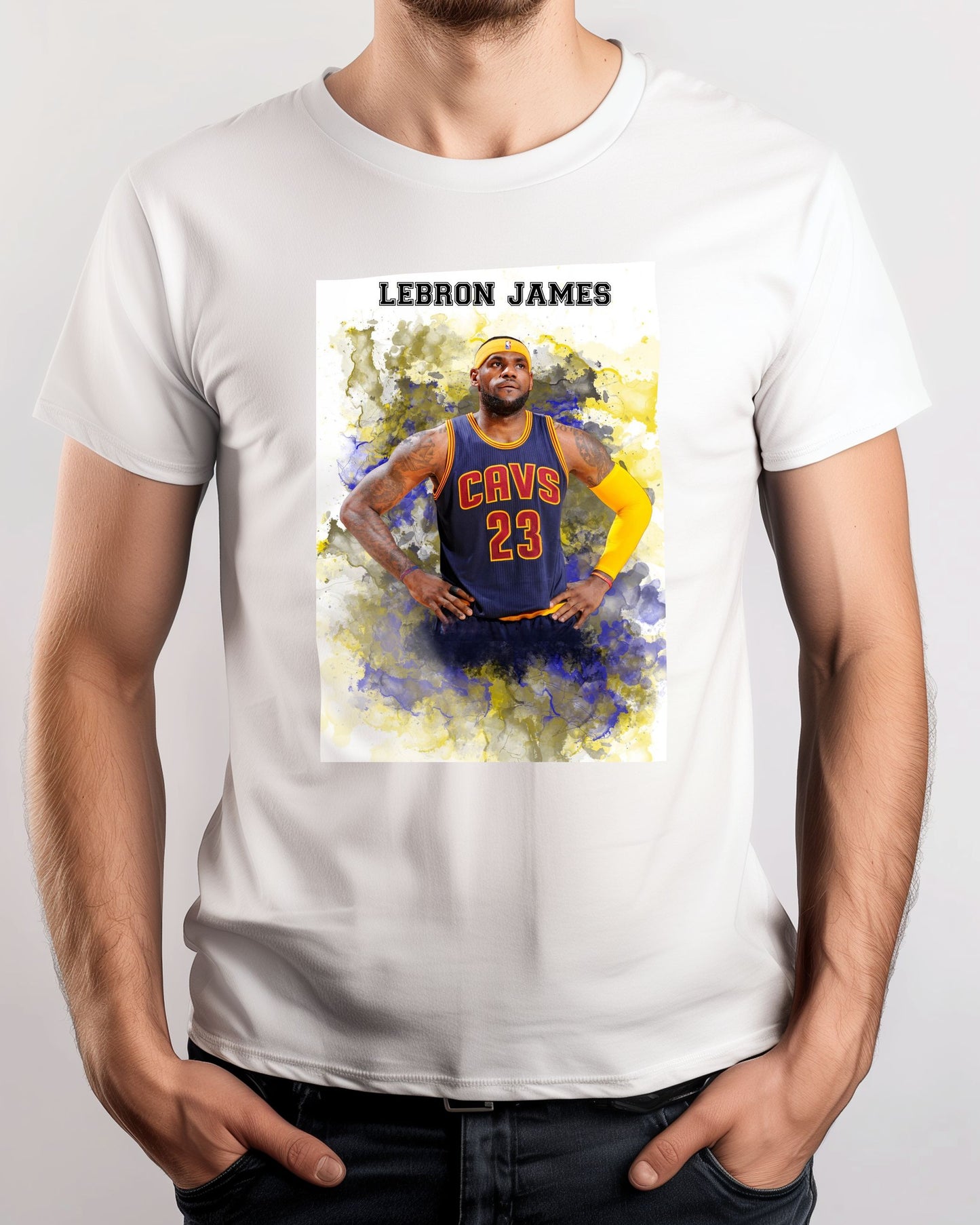 Lebron James Watercolor 1 - @JeffNugroho