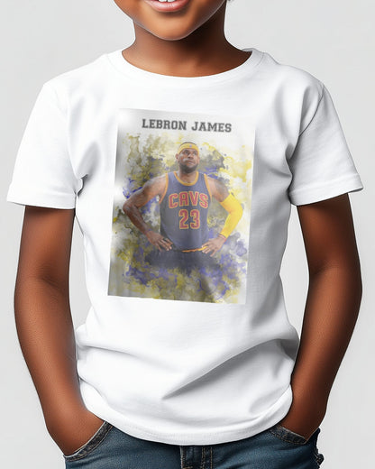 Lebron James Watercolor 1 - @JeffNugroho