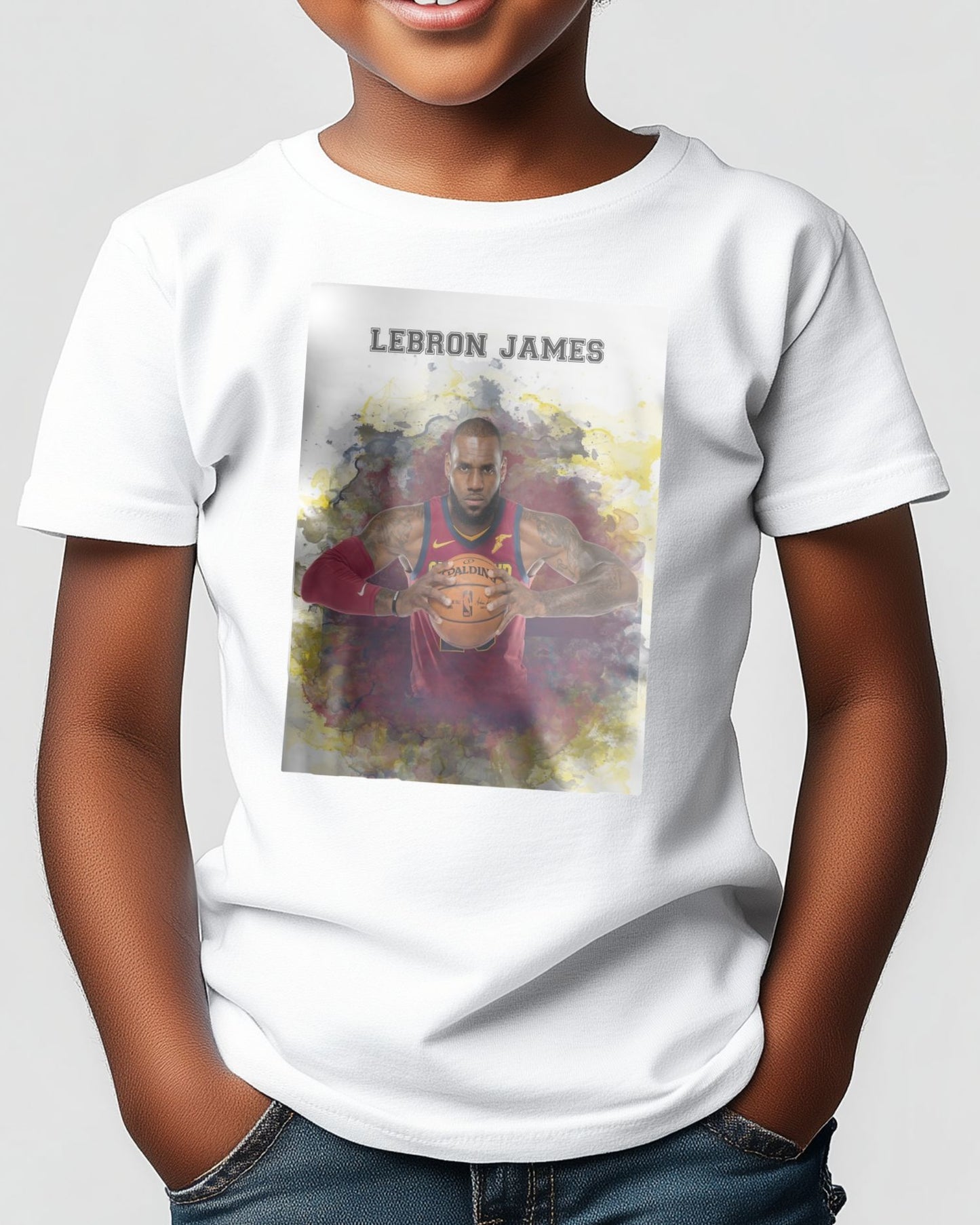 Lebron James Watercolor 2 - @JeffNugroho