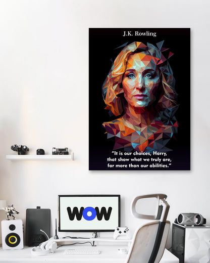 J.K. Rowling Quotes - @WpapArtist