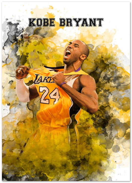 Kobe Bryant Watercolor 2 - @JeffNugroho