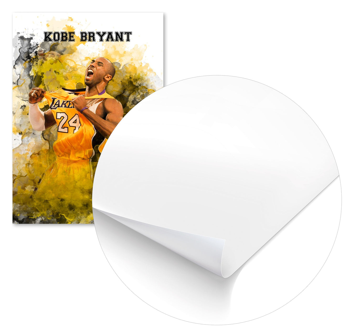 Kobe Bryant Watercolor 2 - @JeffNugroho