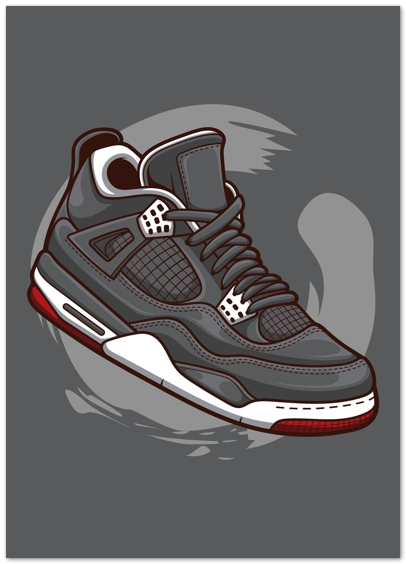 Air Jordan 4 Retro Bred Sneaker - @adamkhabibi