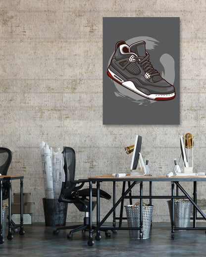 Air Jordan 4 Retro Bred Sneaker - @adamkhabibi