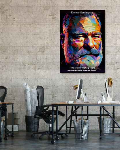 Ernest Hemingway Quotes - @WpapArtist