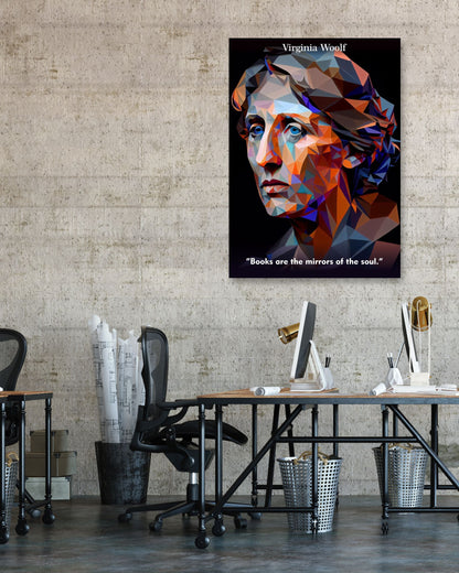 Virginia Woolf Pop Art - @WpapArtist