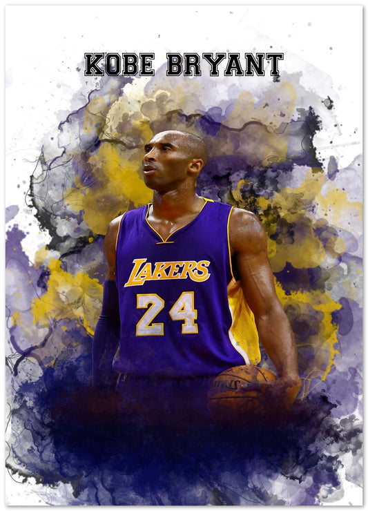 Kobe Bryant Watercolor 4 - @JeffNugroho