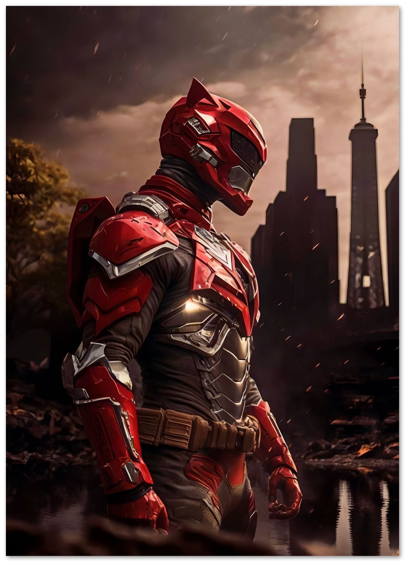 Power Ranger Red  Movie 3 - @NotoCreative