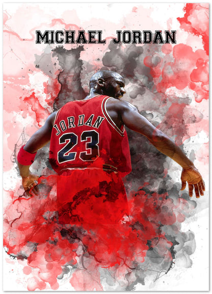 Michael Jordan Watercolor - @JeffNugroho