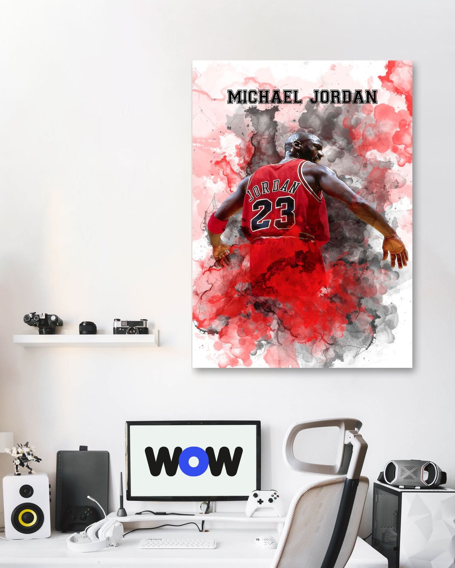 Michael Jordan Watercolor - @JeffNugroho