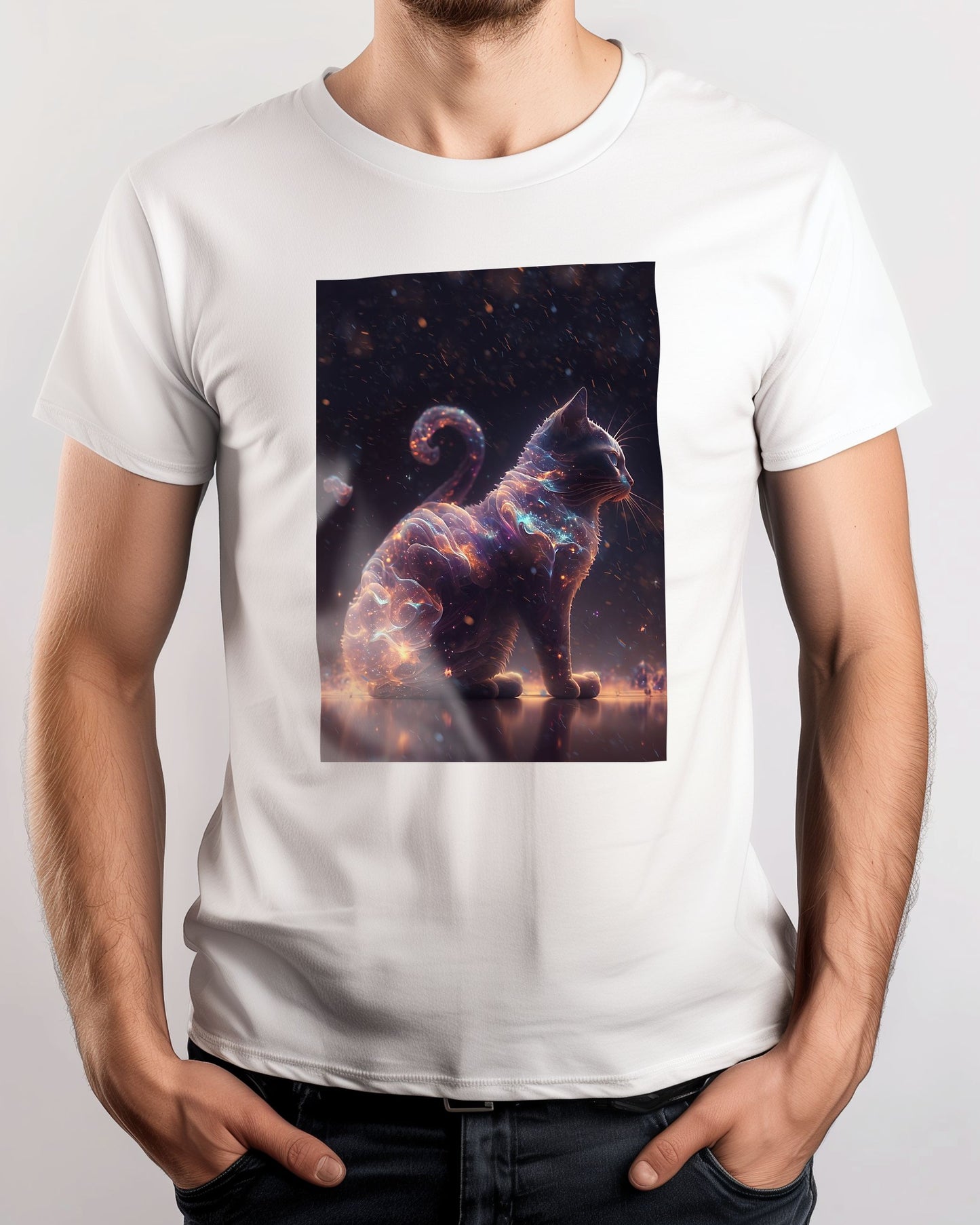 Cute cute galaxy cat - @widart