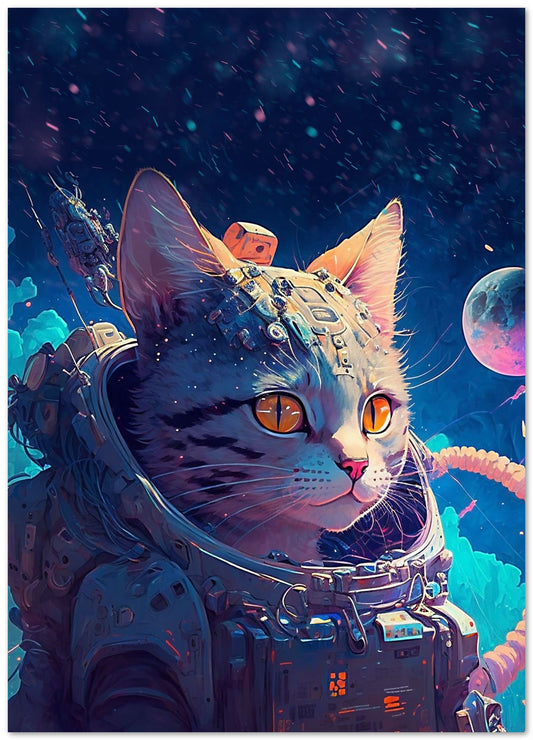 Cool cat astronaut - @widart