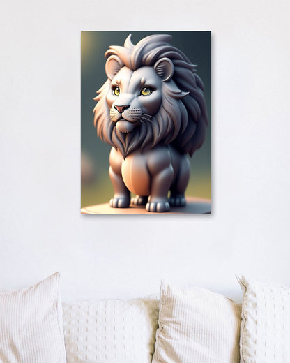 Cute baby lion - @widart