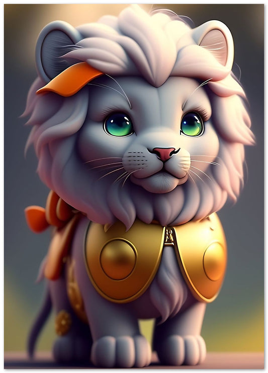 Cute little lion - @widart