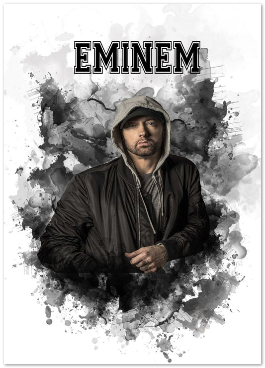 Eminem Rapper Watercolor - @JeffNugroho