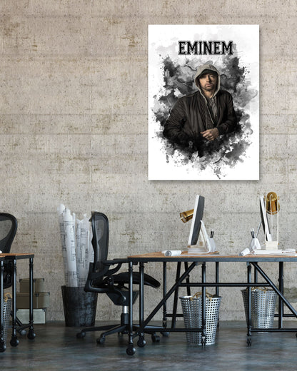 Eminem Rapper Watercolor - @JeffNugroho