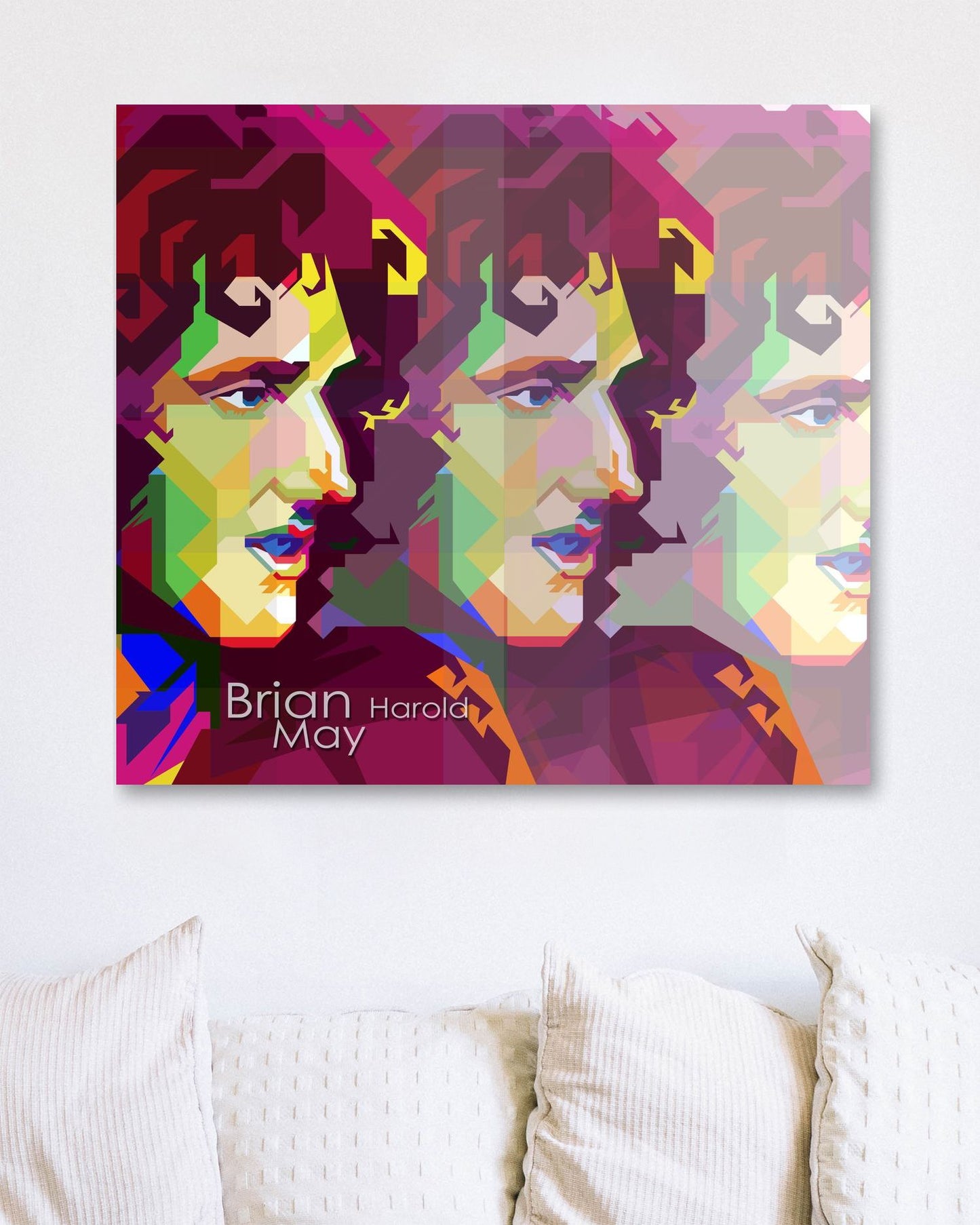 Brian Harold May Pop Art WPAP - @Artkreator