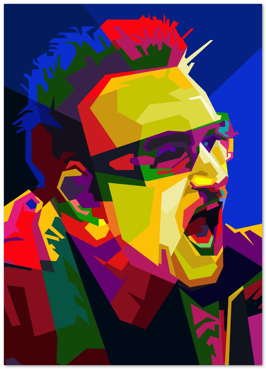Bono U2 Front Man Pop Art WPAP - @Artkreator