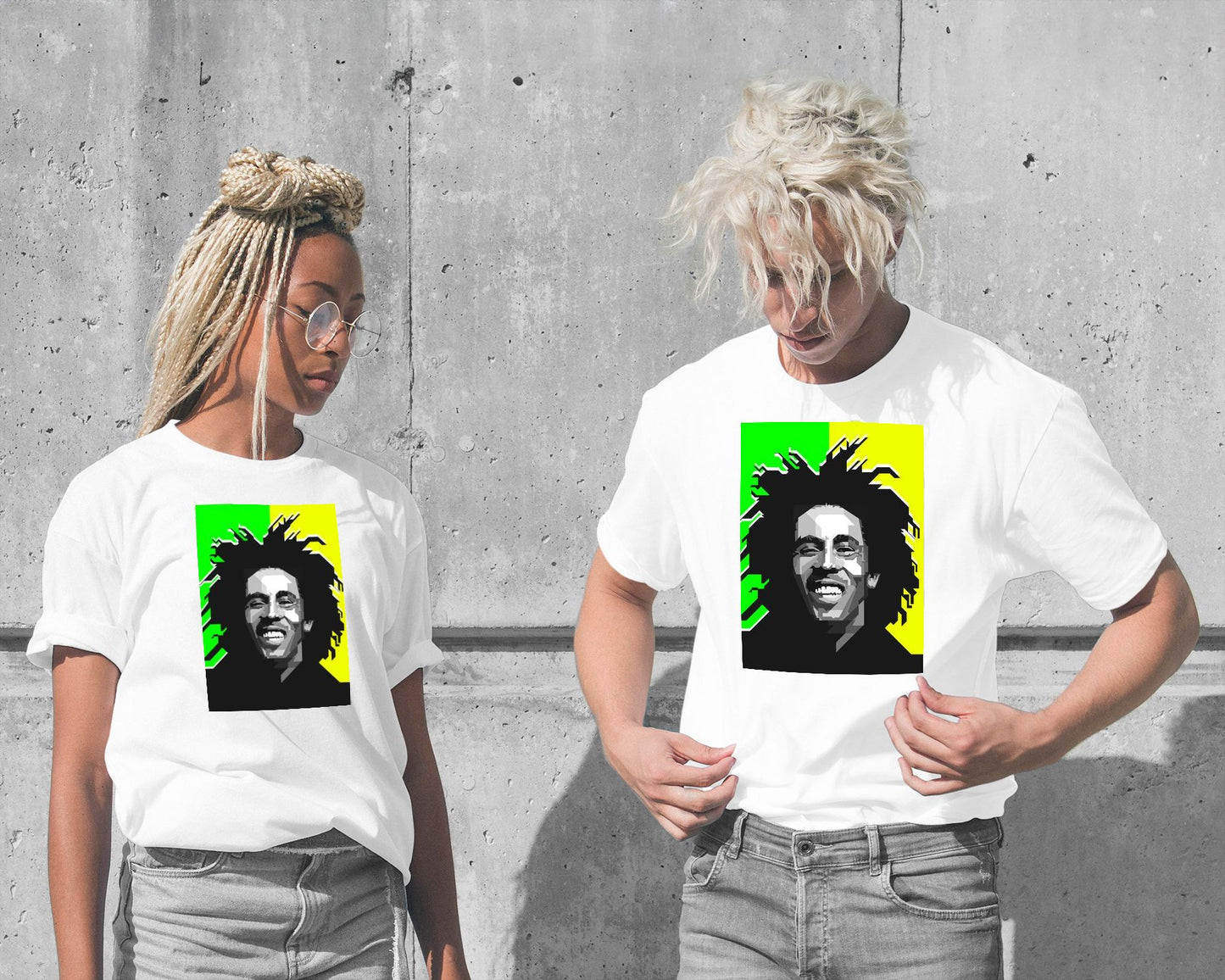 Bob Marley Reggae Icon Blackwhite - @Artkreator