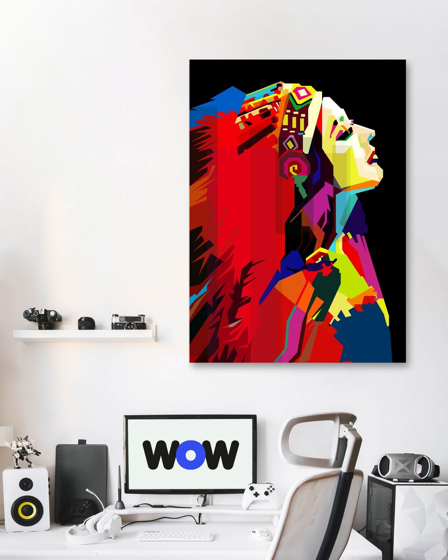 Apache Woman Pop Art WPAP - @Artkreator