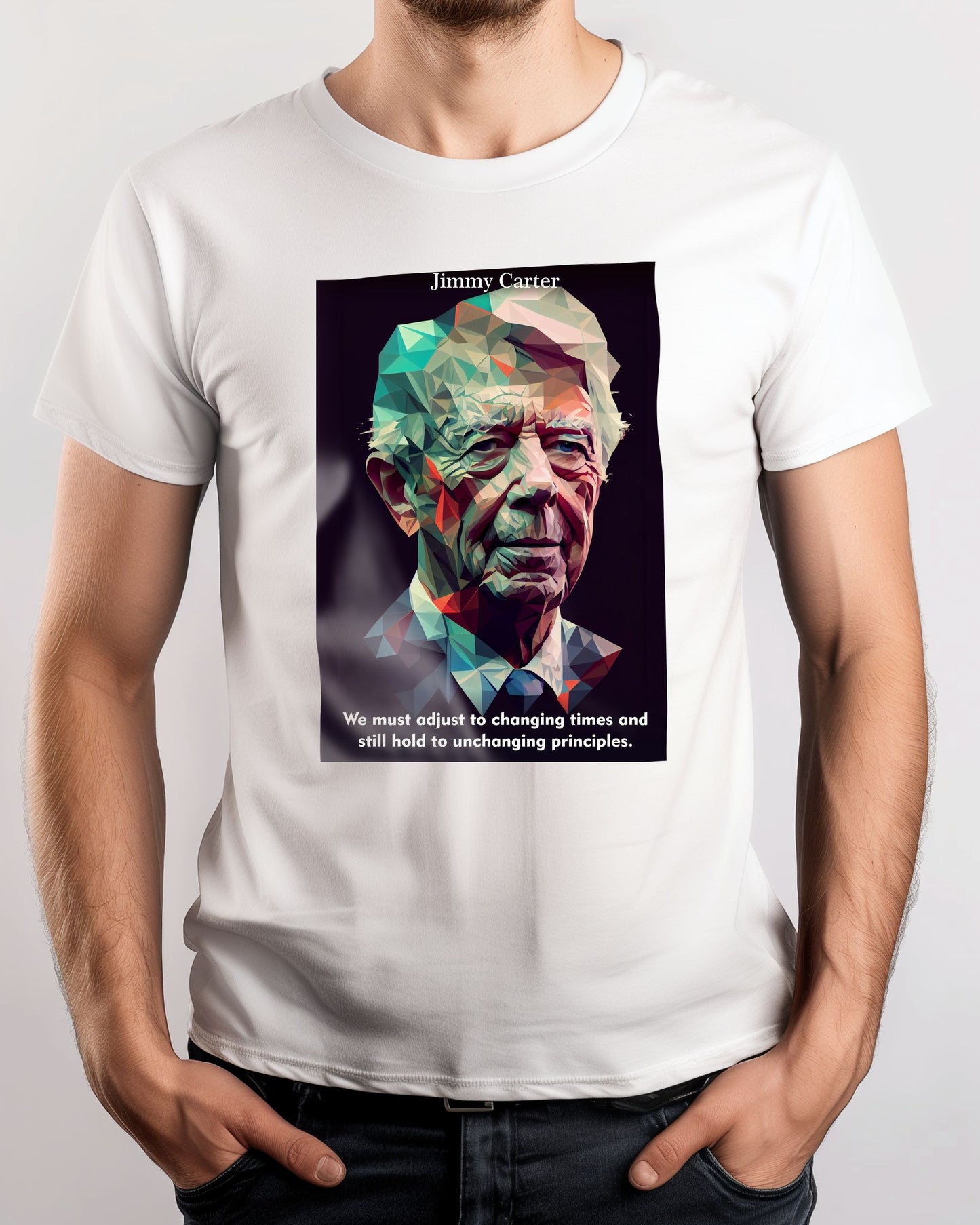 Jimmy Carter Low Poly - @WpapArtist