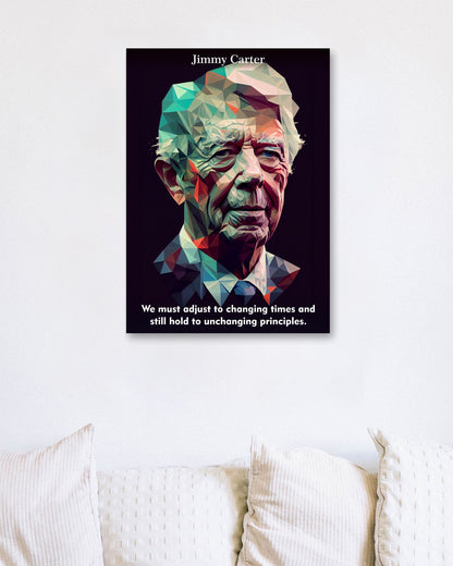 Jimmy Carter Low Poly - @WpapArtist