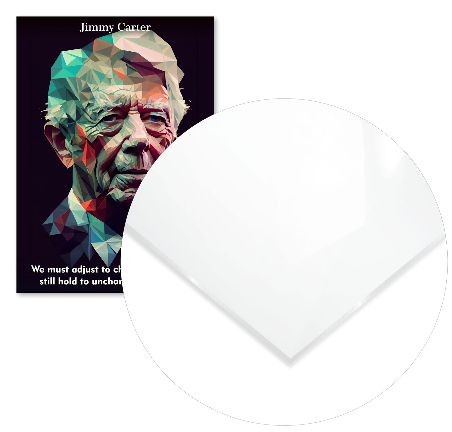 Jimmy Carter Low Poly - @WpapArtist