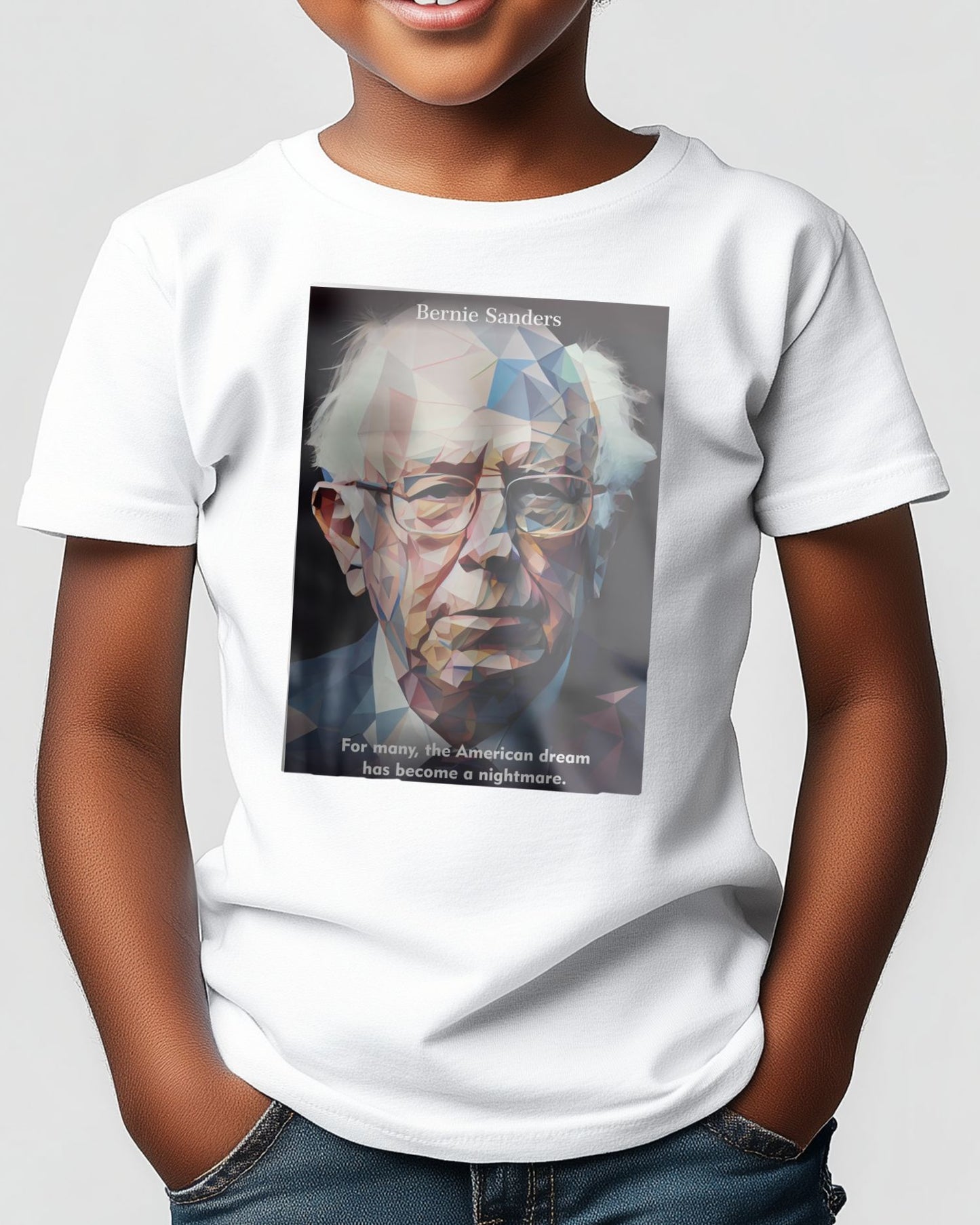 Bernie Sanders Quotes Low Poly - @WpapArtist