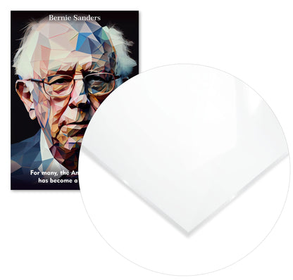 Bernie Sanders Quotes Low Poly - @WpapArtist