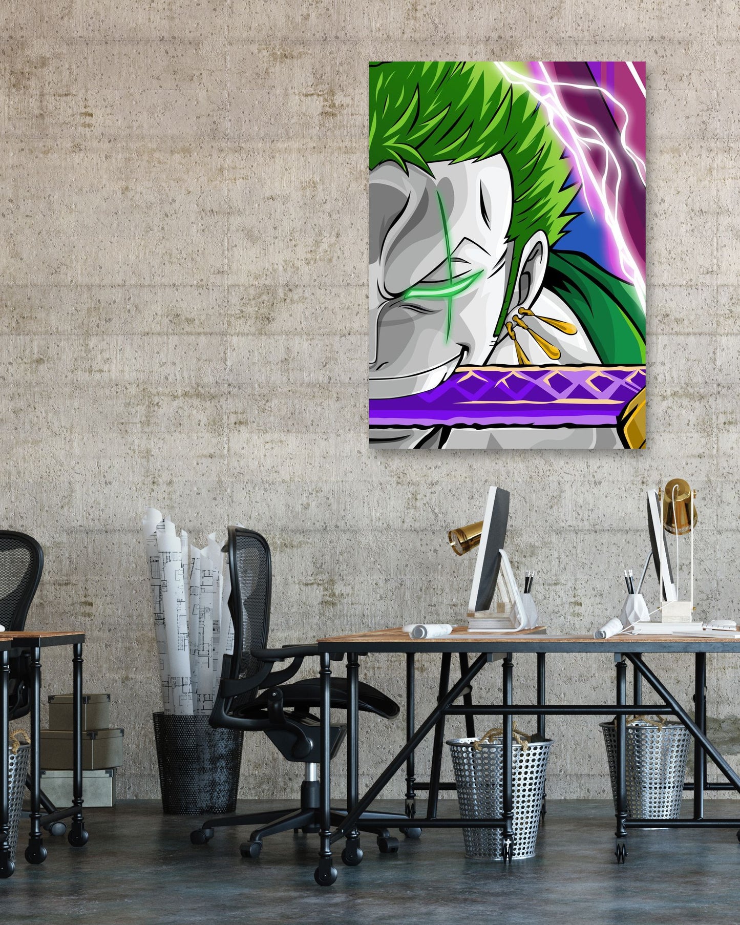 Anime Roronoa Zoro One Piece - @WpapArtist