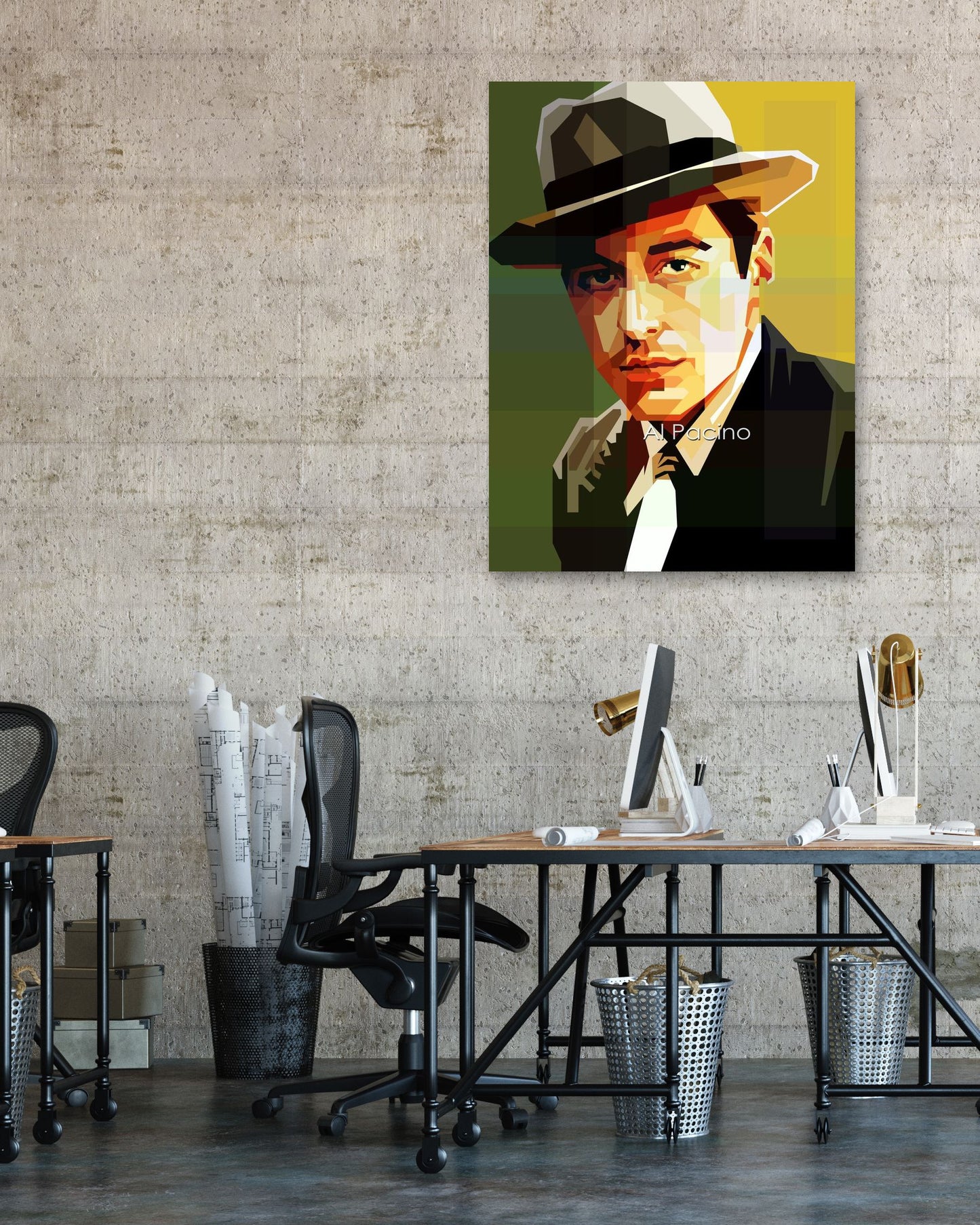 Al Pacino Vintage Portrait - @Artkreator