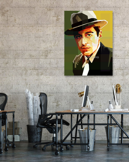 Al Pacino Vintage Portrait - @Artkreator