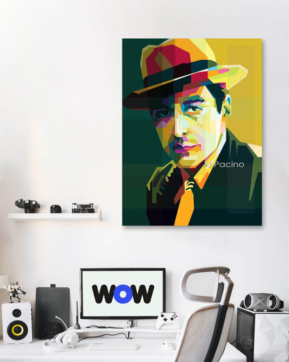 Al Pacino Pop Art WPAP - @Artkreator