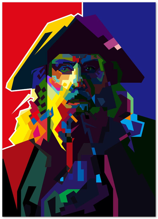 Al Pacino Blackbeard Character Pop Art WPAP - @Artkreator