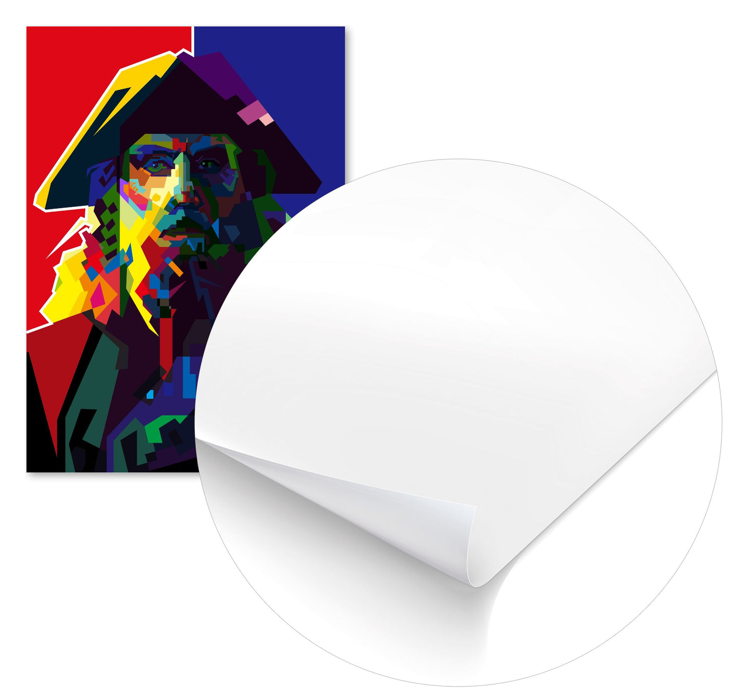 Al Pacino Blackbeard Character Pop Art WPAP - @Artkreator