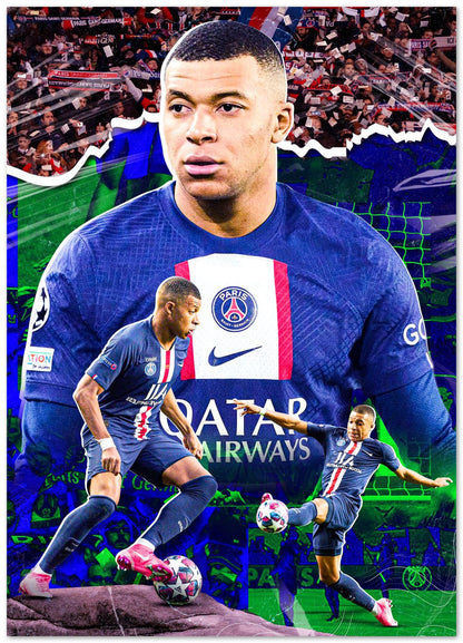 Kylian Mbappe PSG - @ColorizeStudio