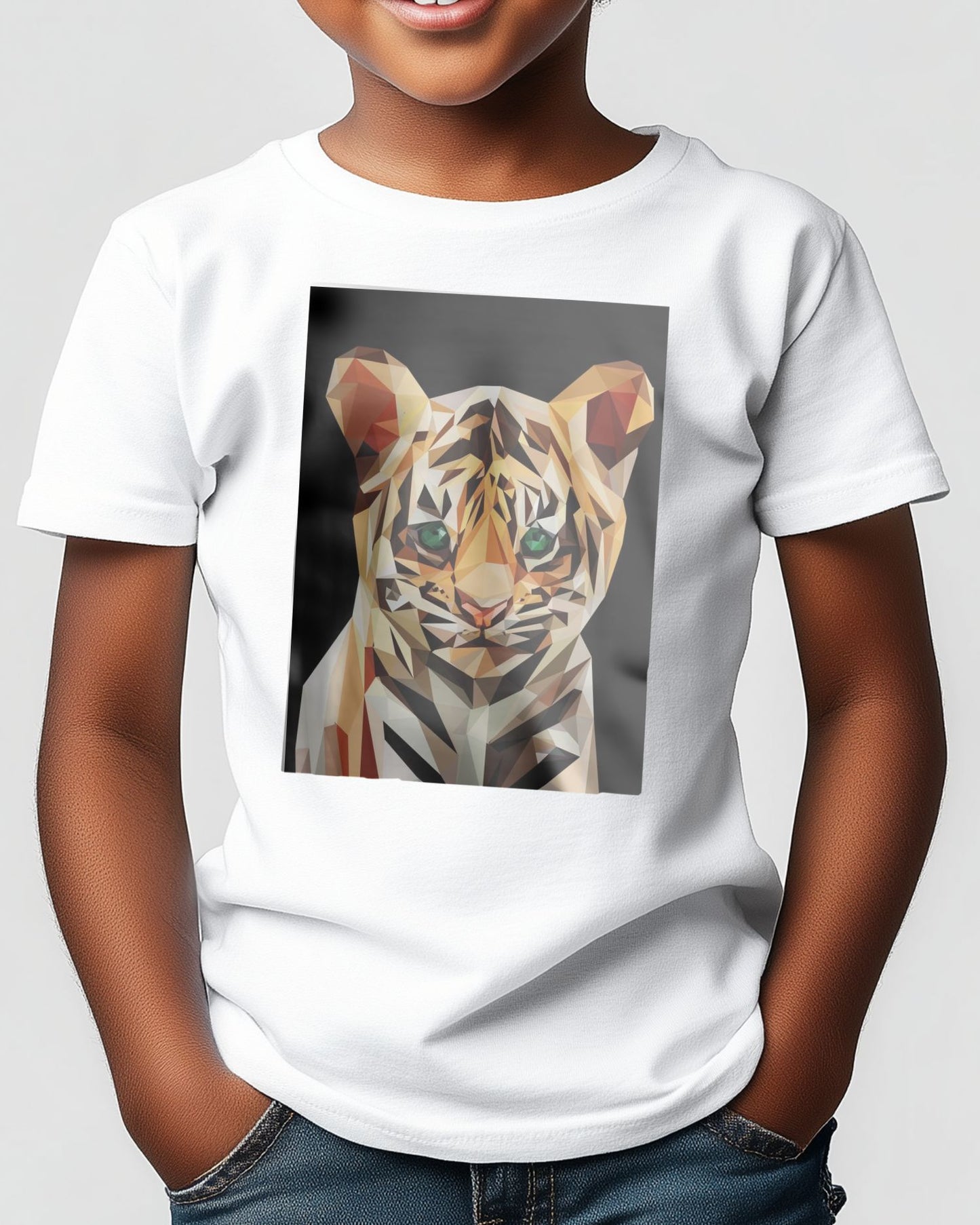 cute baby tiger nursery animal - @Artnesia