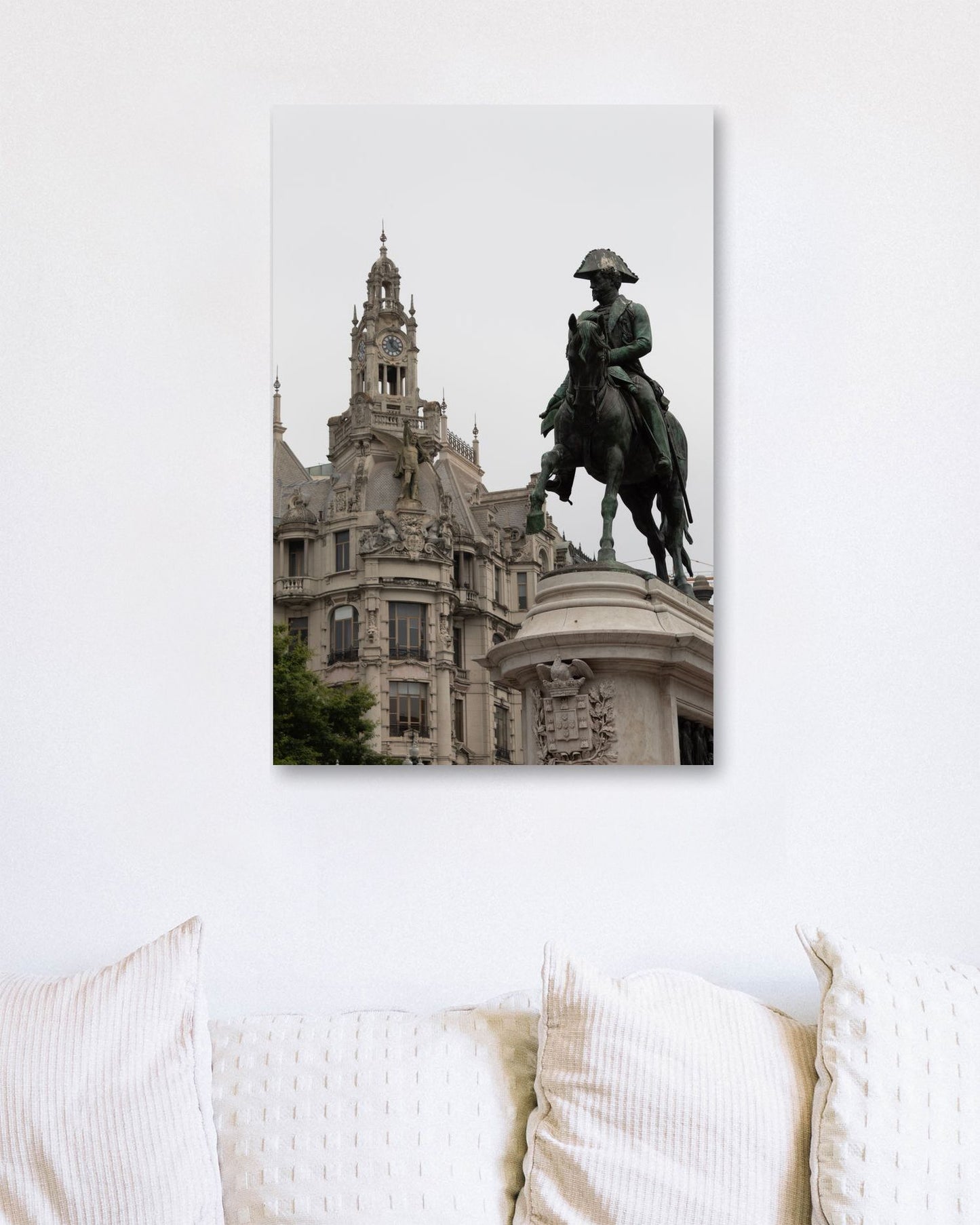 Vistas de la estatua de Pedro IV en Oporto - @filmload