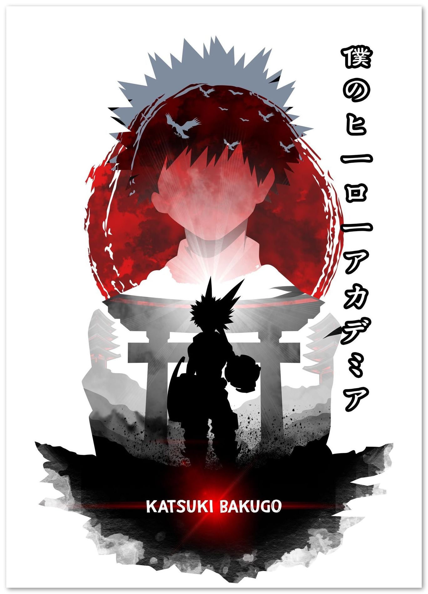 bakugo japanese minimalist - @UciStudio