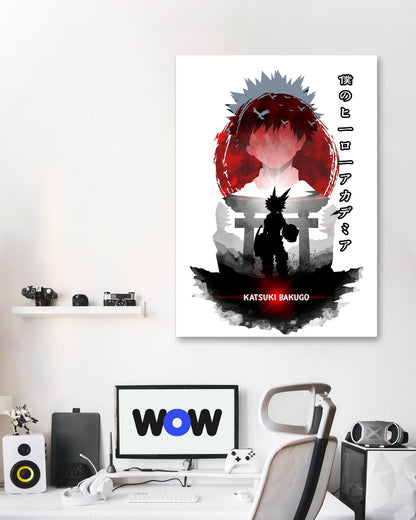 bakugo japanese minimalist - @UciStudio