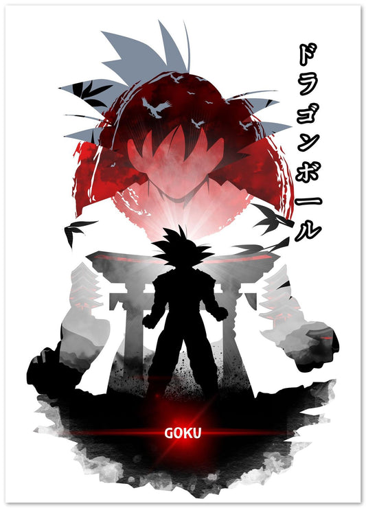 goku japanese minimalist - @UciStudio