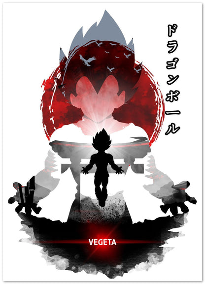 vegeta japanese minimalist - @UciStudio