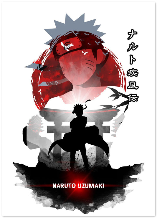 naruto japanse minimalist - @UciStudio