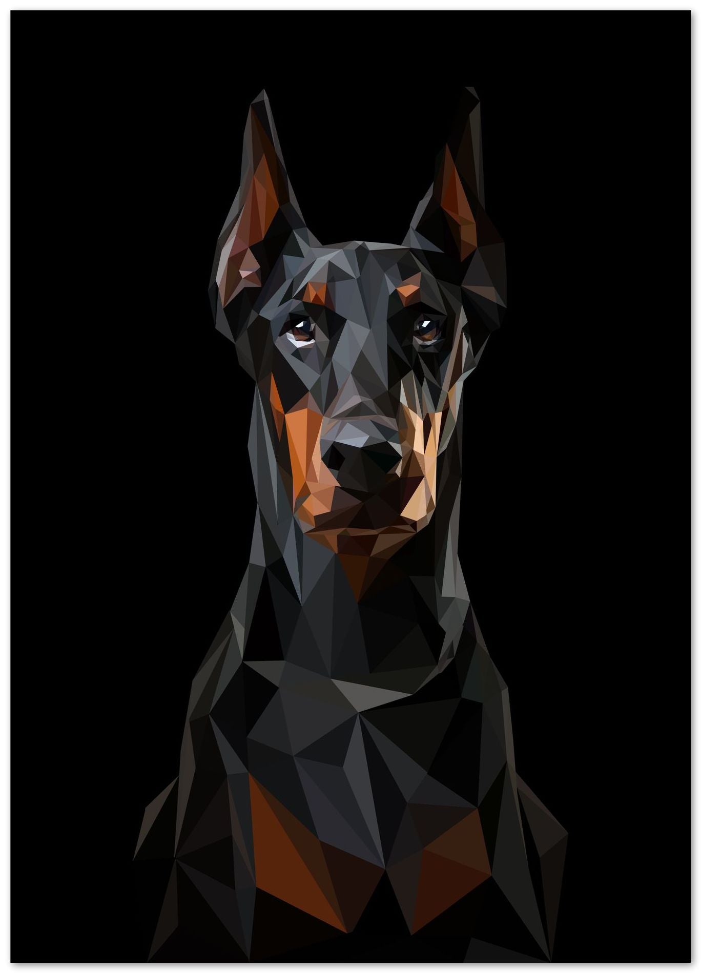 nursery animal doberman dog - @Artnesia