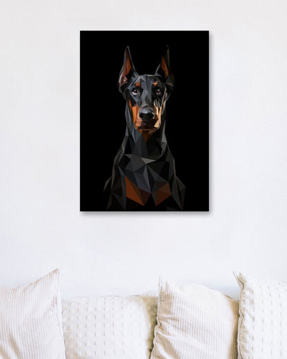 nursery animal doberman dog - @Artnesia