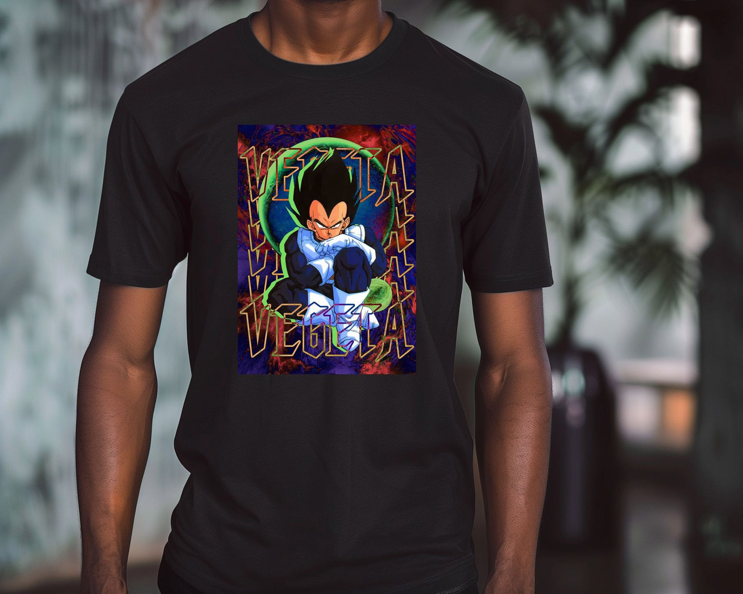 DBZ Vegeta sitting Classic - @SyanArt