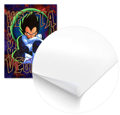 DBZ Vegeta sitting Classic - @SyanArt