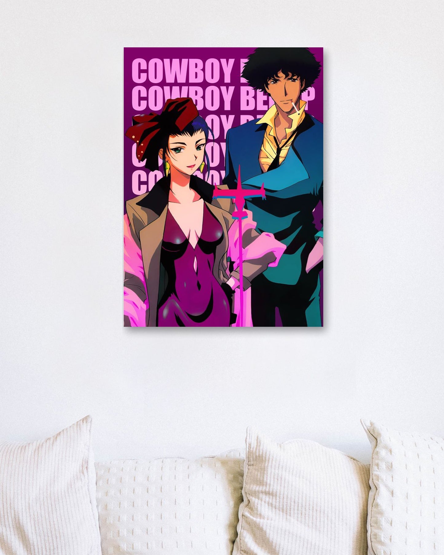 Cowboy Bebop faye and spike neon - @SyanArt