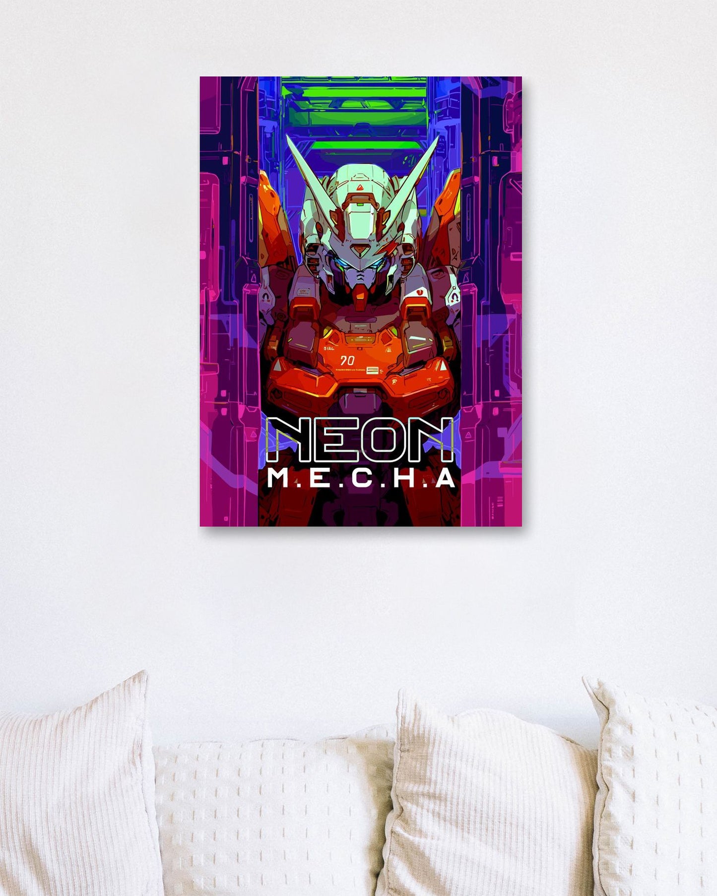 Neon Mecha Art - @SyanArt
