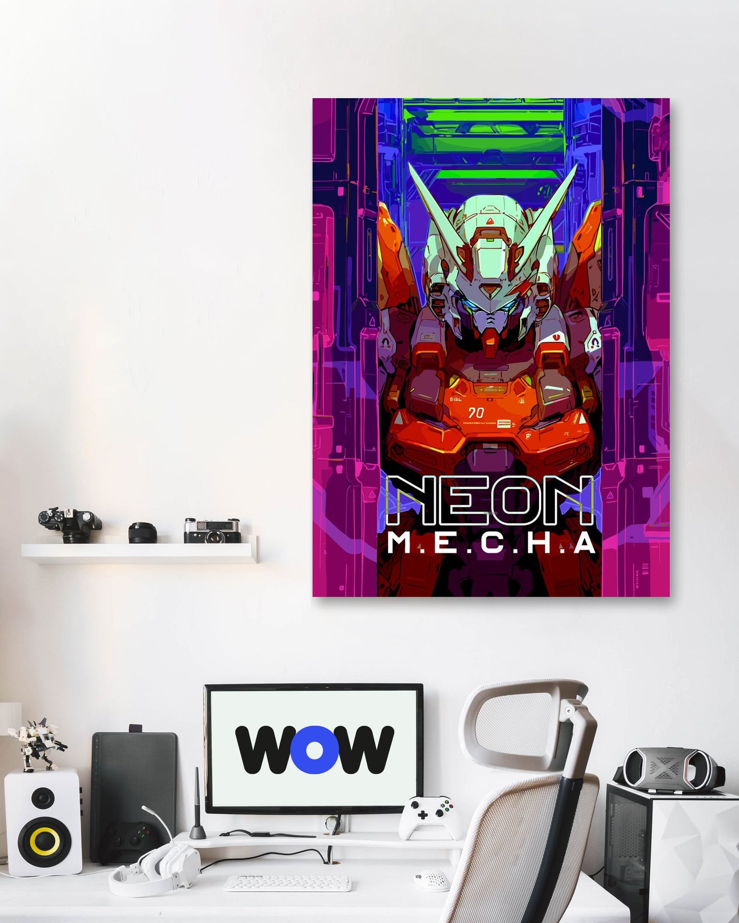 Neon Mecha Art - @SyanArt